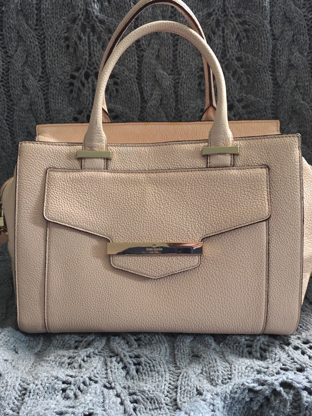 Kate Spade Pebbled Leather Satchel